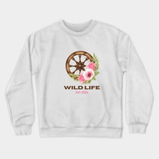 Floral Crewneck Sweatshirt